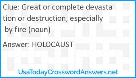 devastation crossword clue|devastation 4 letters crossword.